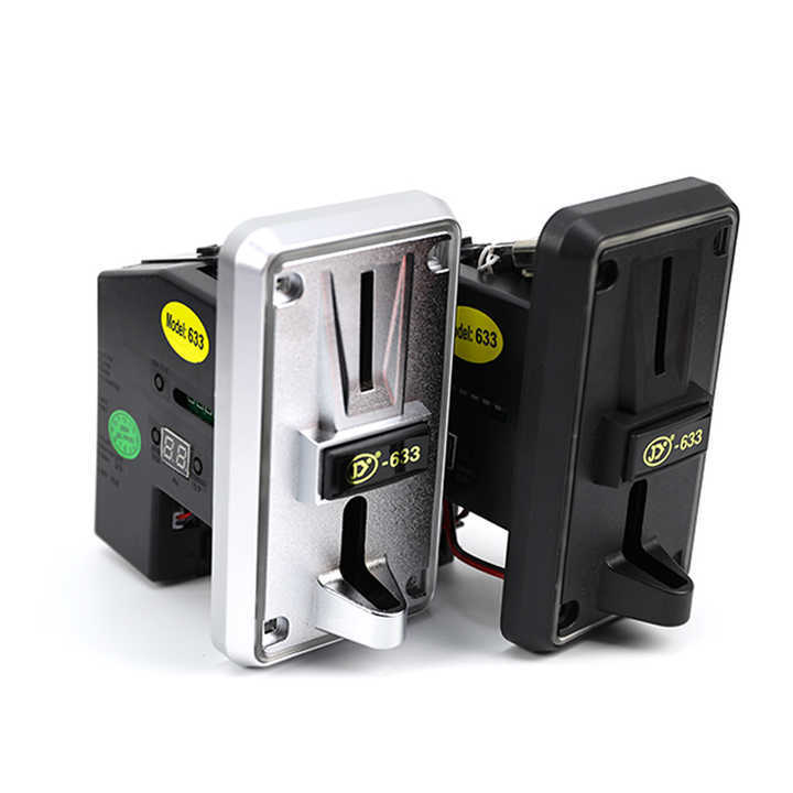 JY-633 Colorful Luminous Multi Coin Acceptor Identification Coin Operated Games Machine Accessories Enhance Coin Slot