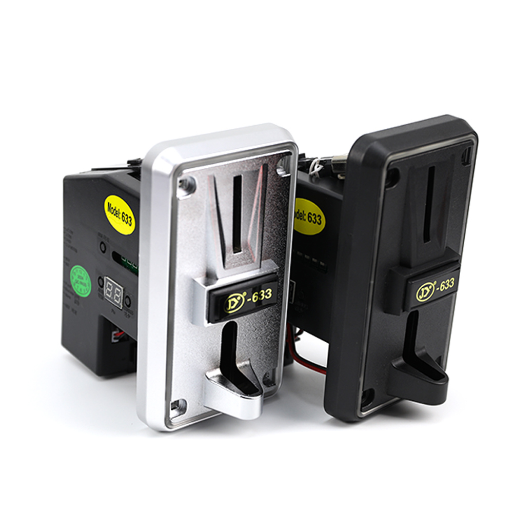 JY-633 Colorful Luminous Multi Coin Acceptor Identification Coin Operated Games Machine Accessories Enhance Coin Slot