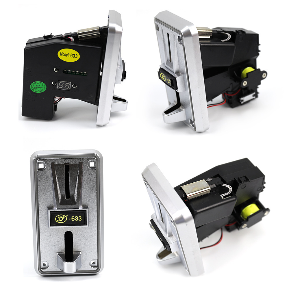 JY-633 Colorful Luminous Multi Coin Acceptor Identification Coin Operated Games Machine Accessories Enhance Coin Slot