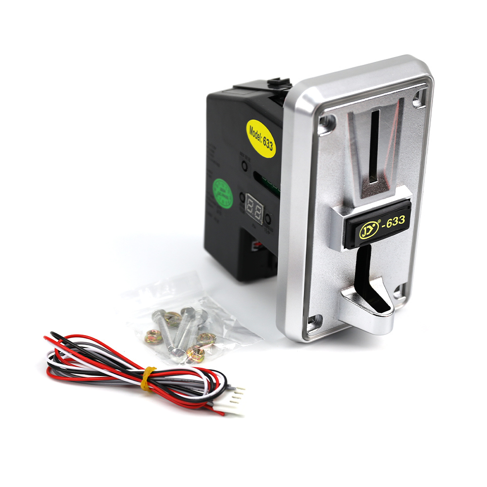 JY-633 Colorful Luminous Multi Coin Acceptor Identification Coin Operated Games Machine Accessories Enhance Coin Slot