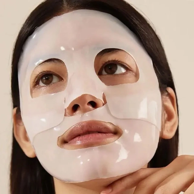 OEM LOGO Hydrogel White Bio-Collagen Disposable Anti Wrinkle Firming Hydrating Overnight Sleeping Facial Sheet Mask