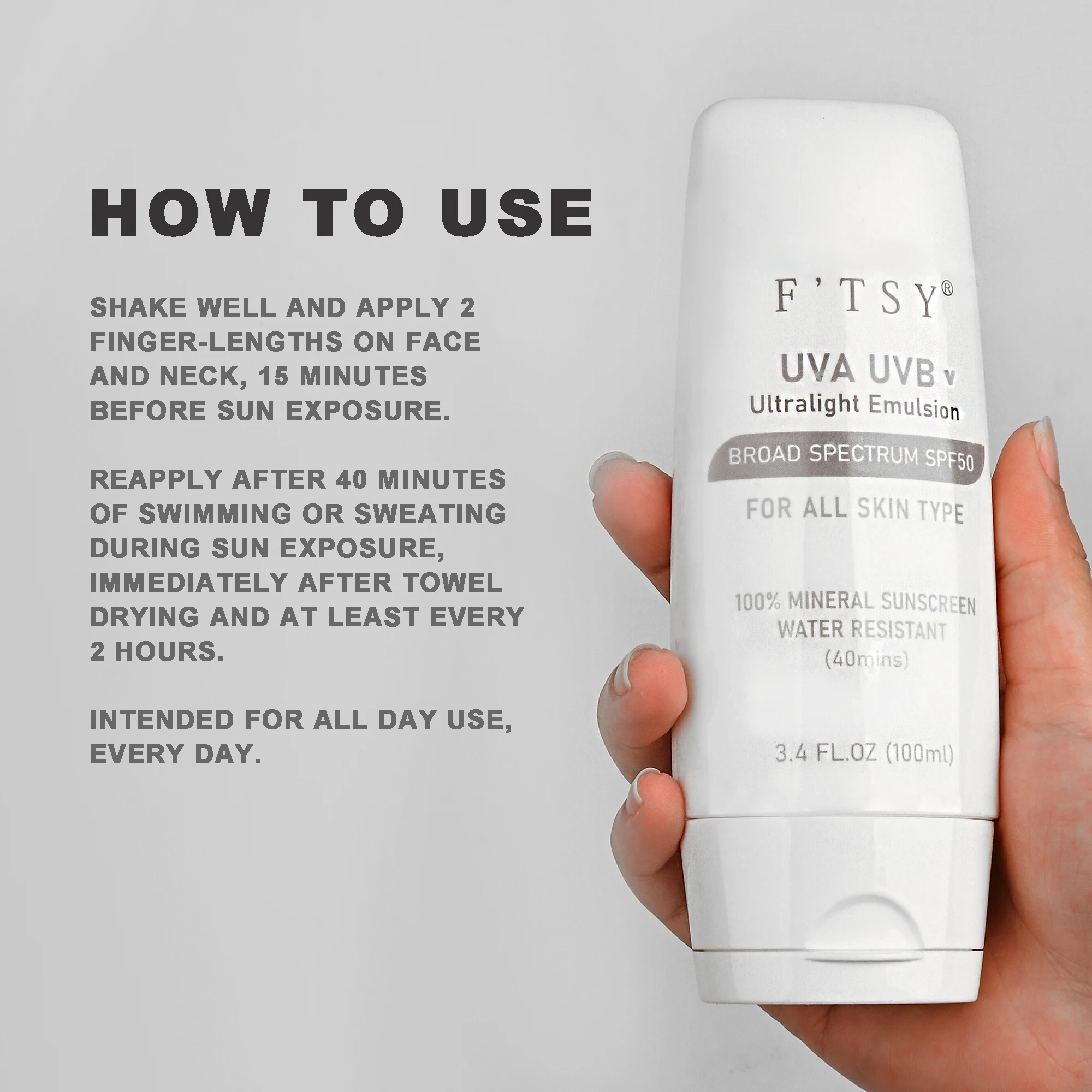 Water-Resistant Tinted Sunscreen