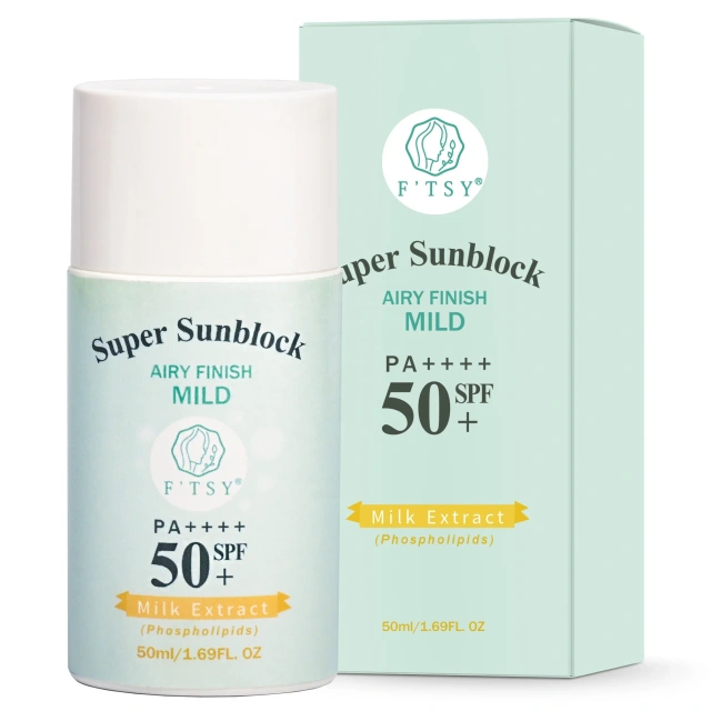 2024 Natural Adults Facial Private Label SPF 50 50ml Milk Extract Sunscreen Cream