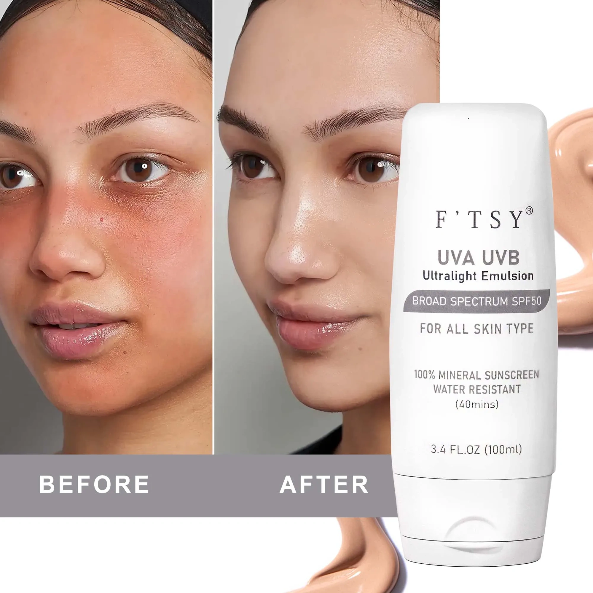 Water-Resistant Tinted Sunscreen