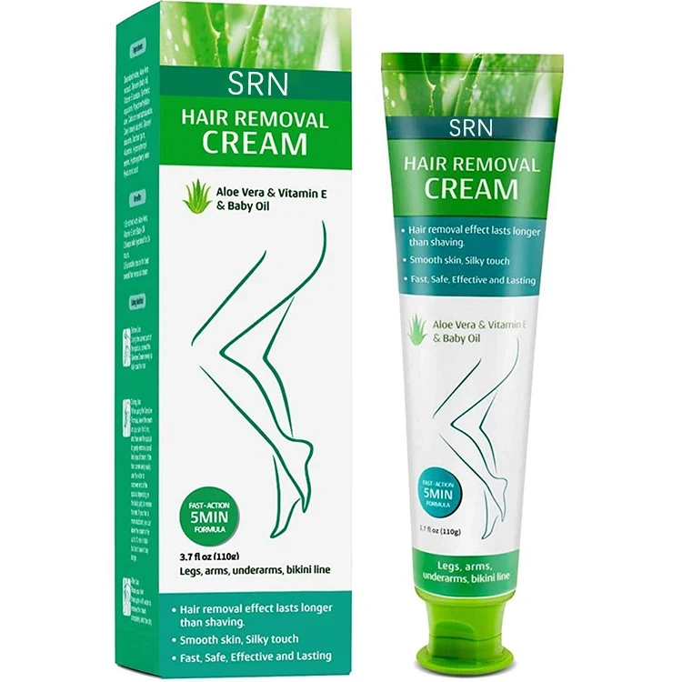 Private Label Natural Organic Private Area Aloe Vera Bikini Hair Remover Cream For Men And Women
