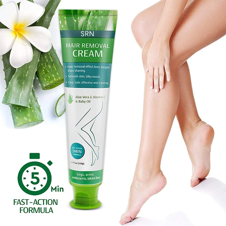 Private Label Natural Organic Private Area Aloe Vera Bikini Hair Remover Cream For Men And Women