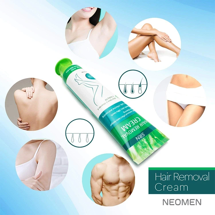 Private Label Natural Organic Private Area Aloe Vera Bikini Hair Remover Cream For Men And Women