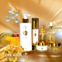 24K Gold Skincare Set, Anti-Aging & Brightening