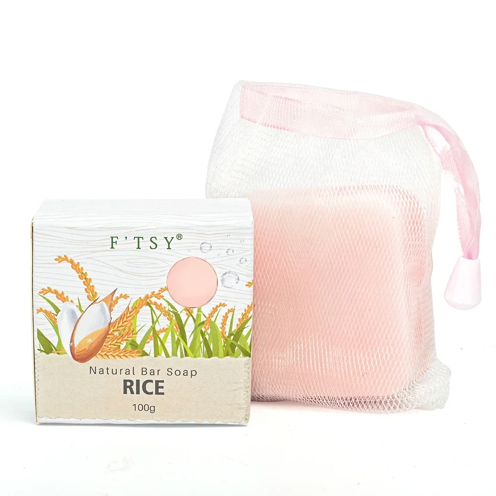 Rice Milk Whitening Soap – Dark Spot Removal & Face Cleansing