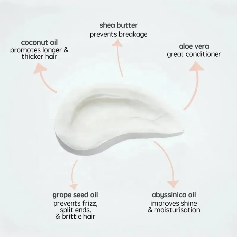 Custom LOGO Argan Oil Morocco Virgin Coconut Hair Mask Hydrate Repair Conditioning Treatment Hair Masque