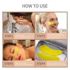 OEM Eco Friendly High Grade Silicone Anti Wrinkle Eye Patches Under eyes Pad Reusable Silicone Forever Eye Mask