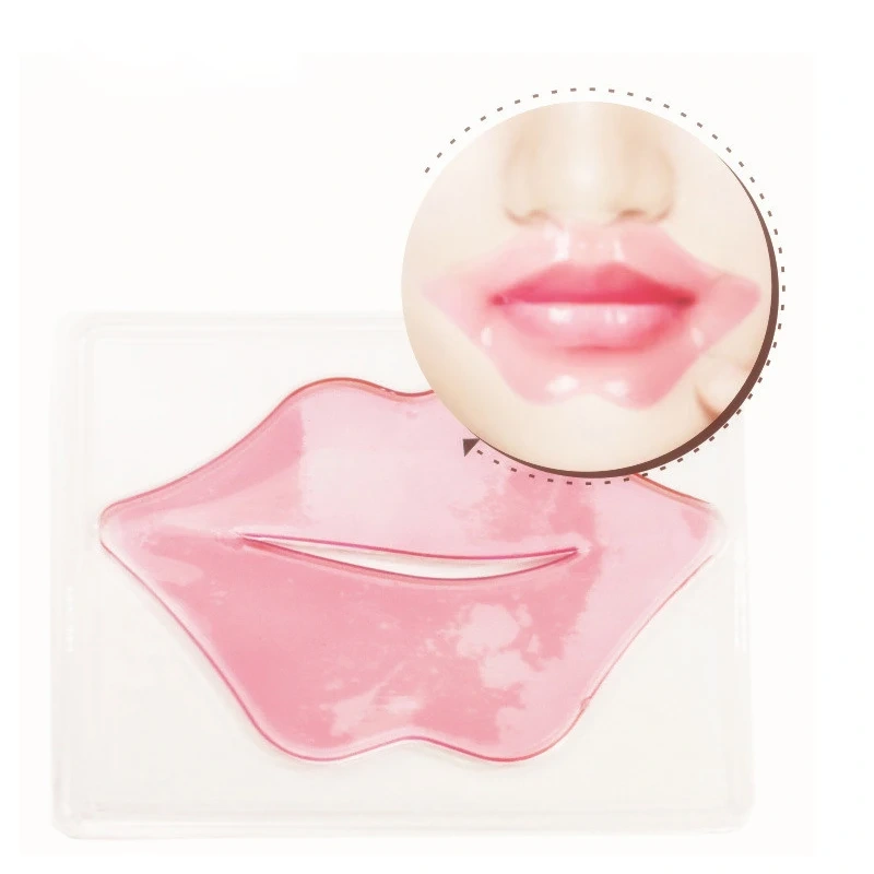 OEM Vitamin E Sleeping Hydrating Repairing Anti Ageing Wrinkle Pink Patch Collagen Lip Mask