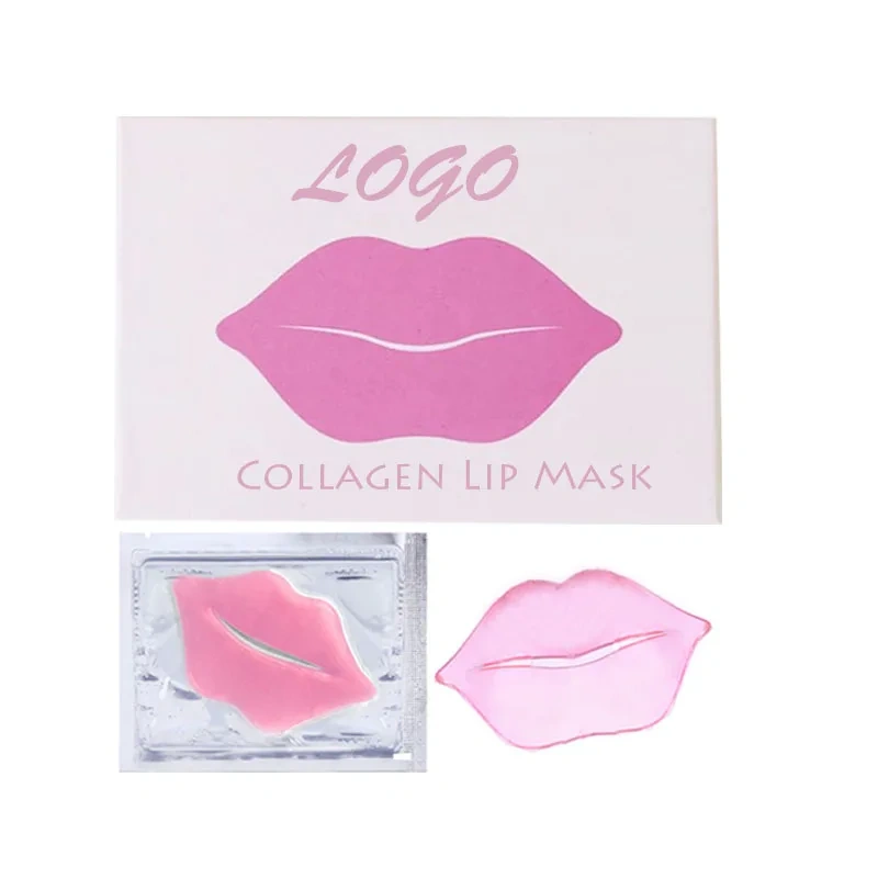 OEM Vitamin E Sleeping Hydrating Repairing Anti Ageing Wrinkle Pink Patch Collagen Lip Mask
