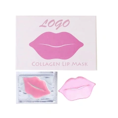 OEM Vitamin E Sleeping Hydrating Repairing Anti Ageing Wrinkle Pink Patch Collagen Lip Mask