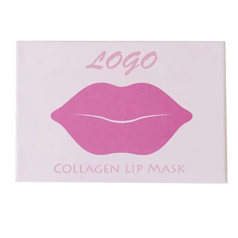OEM Vitamin E Sleeping Hydrating Repairing Anti Ageing Wrinkle Pink Patch Collagen Lip Mask