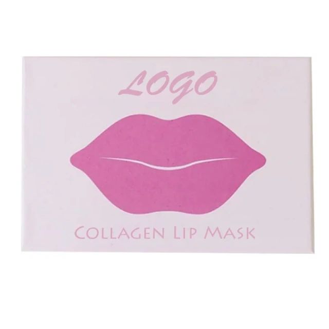 OEM Vitamin E Sleeping Hydrating Repairing Anti Ageing Wrinkle Pink Patch Collagen Lip Mask