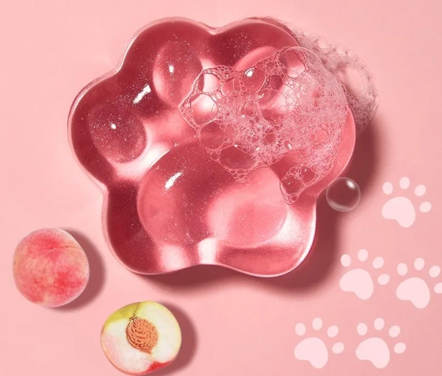 Cats Paw Pink Jelly Bath Soap