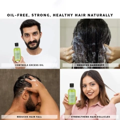 New Vegan Organic Private Label Tea Tree Herbs Vitamin B5 Oil Control Soothing Hair Aloe Vera Gel Shampoo