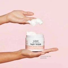 Custom LOGO Argan Oil Morocco Virgin Coconut Hair Mask Hydrate Repair Conditioning Treatment Hair Masque