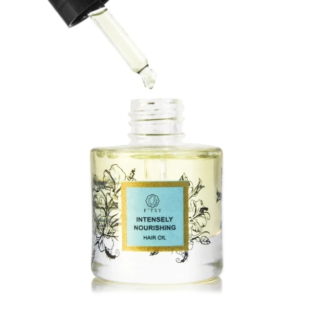 Organic Jojoba Moringa Oil Intensely Nourishing Private Label Hair Oil Recovery Hair Damaged For Short Long Hair