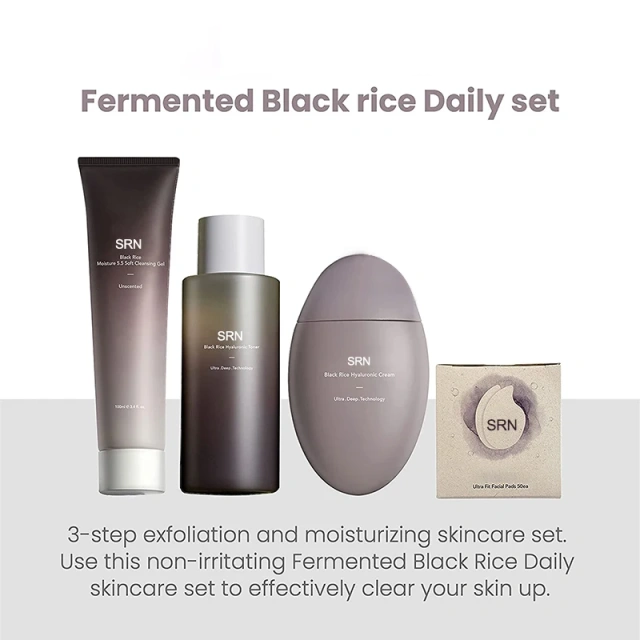 Organic Black Rice Set, Whitening