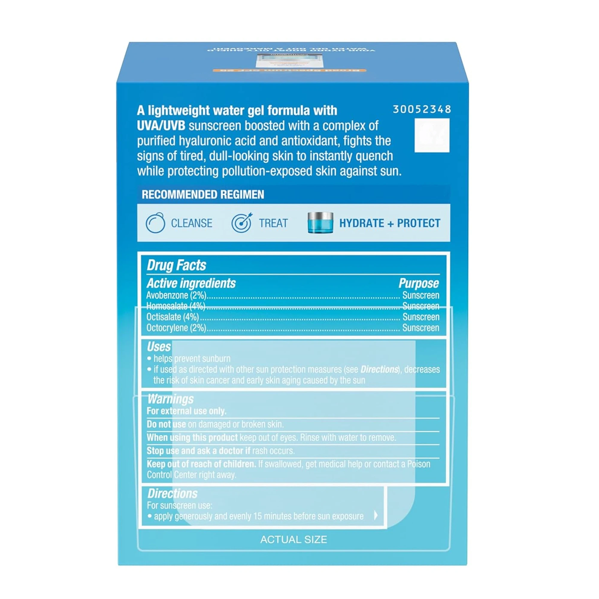 Water Gel Hydrating Sunscreen