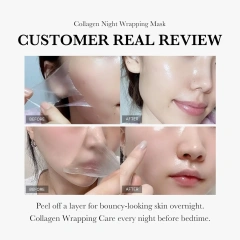 OEM Korean Skin Care Facial Collagen Mask Moisturizing Mask Face Collagen Organic Collagen Night Wrapping Mask