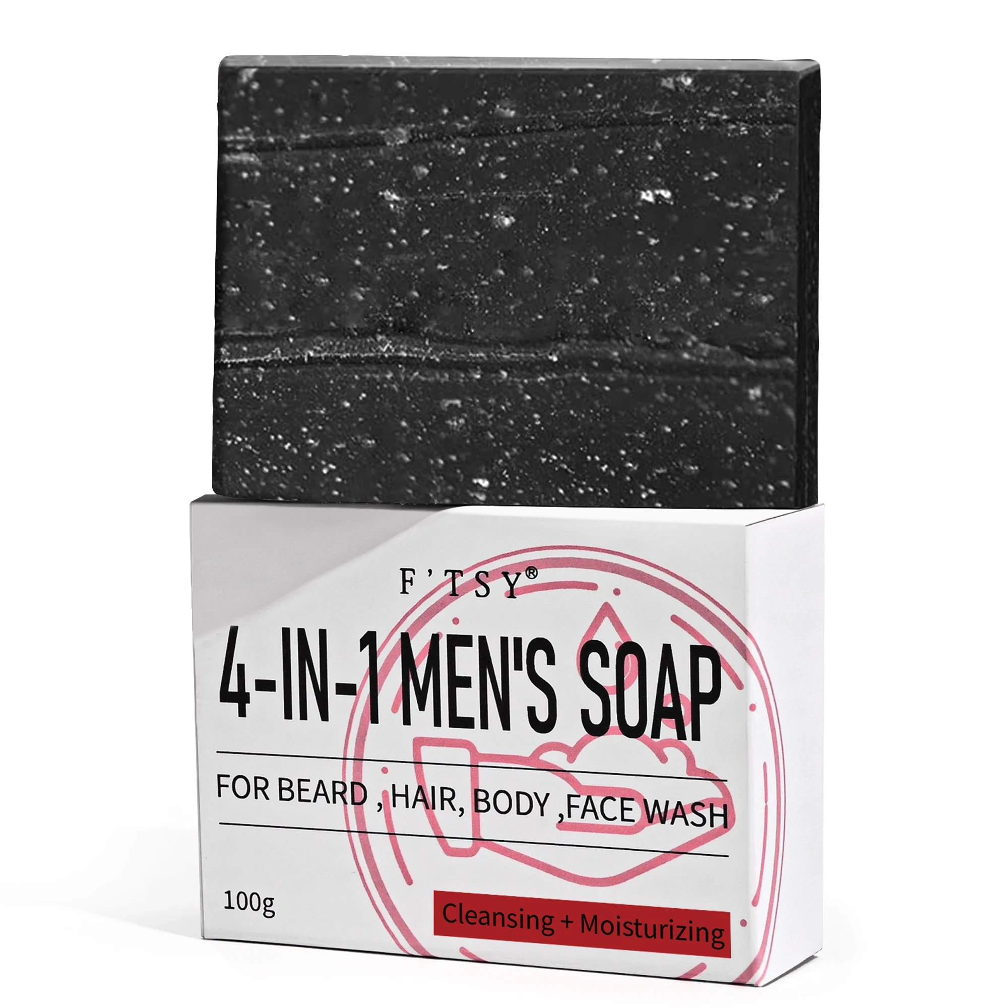 4-in-1 Soap — Beard Wash, Shampoo, Body Wash & Conditioner