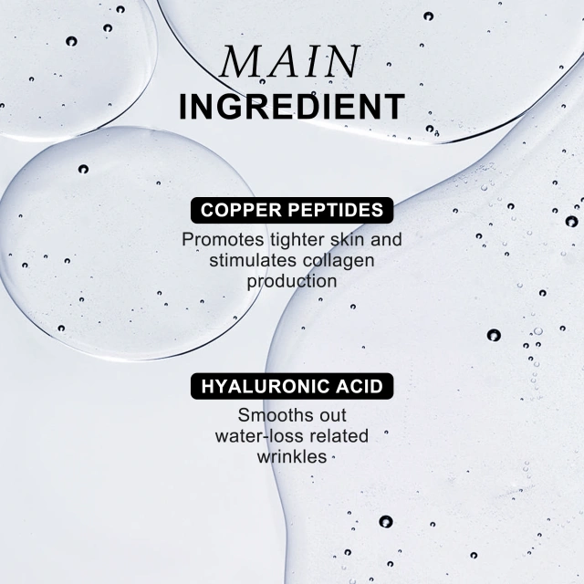 Hot Selling Tightening Repairing Collagen Boosting Blue Copper Peptide