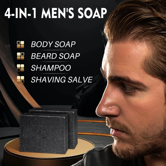 4-in-1 Soap — Beard Wash, Shampoo, Body Wash & Conditioner