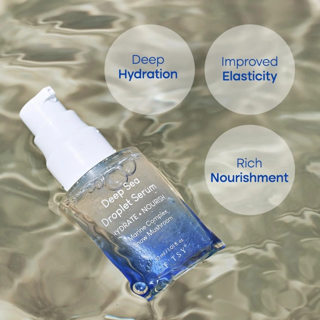 New Product Private Label Deep Sea Droplet Seurm Vegan Lightweight Deep Hydration 48-Hour Hydration Face Seurm