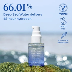 New Product Private Label Deep Sea Droplet Seurm Vegan Lightweight Deep Hydration 48-Hour Hydration Face Seurm