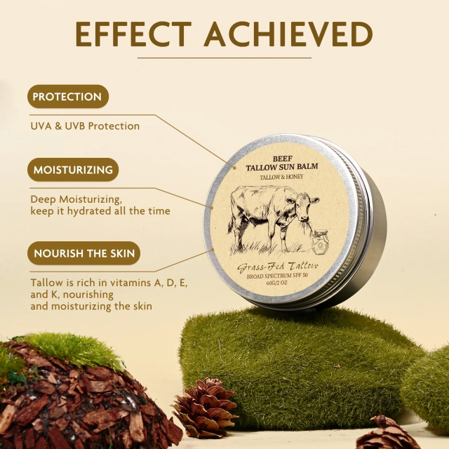 Beef Tallow Sunscreen Balm