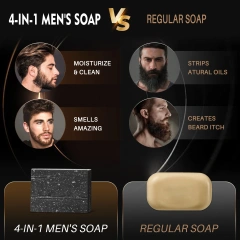 4-in-1 Soap — Beard Wash, Shampoo, Body Wash & Conditioner