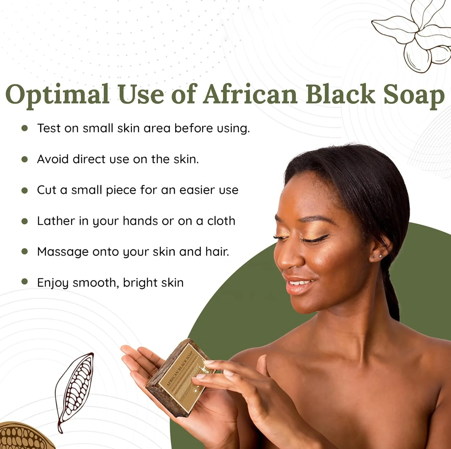 African Black Soap for Acne & Dark Spots
