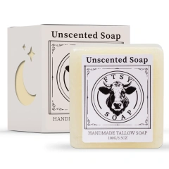 Unscented Beef Tallow Soap