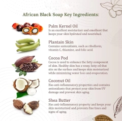 African Black Soap for Acne & Dark Spots