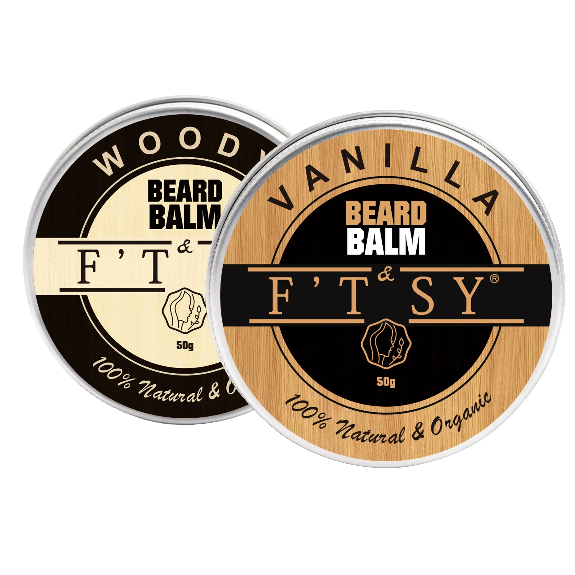 Private Label Hot Selling Beard Balm Jojoba Oil Shea Butter Moisturizing Soft Styling Beard Cream For Men