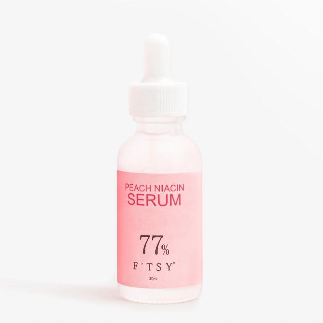 Peach 77% Niacinamide Serum for Uneven Skin Tone，Hydrating Brightening