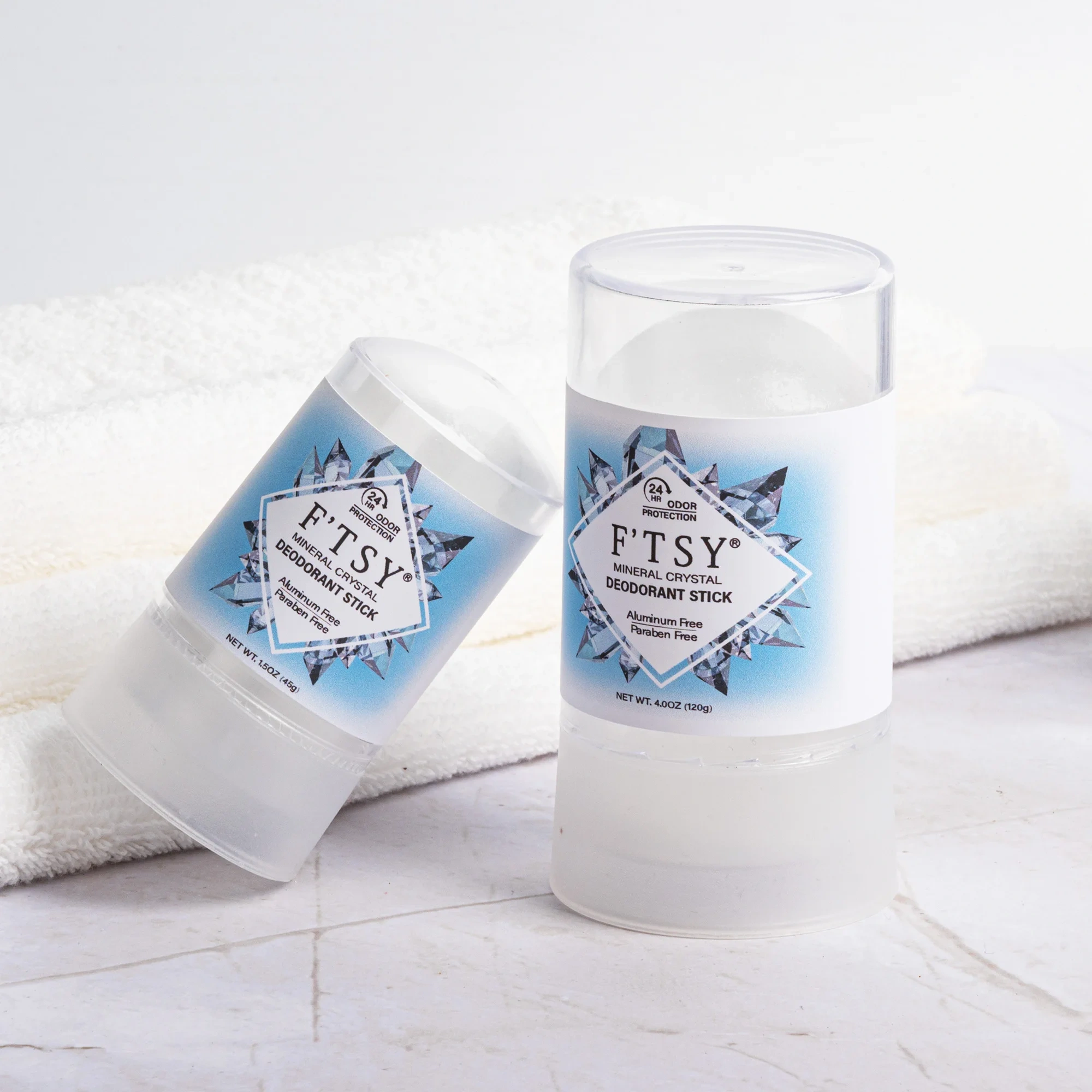 Mineral Crystal Deodorant Stick, Unscented, Antiperspirant