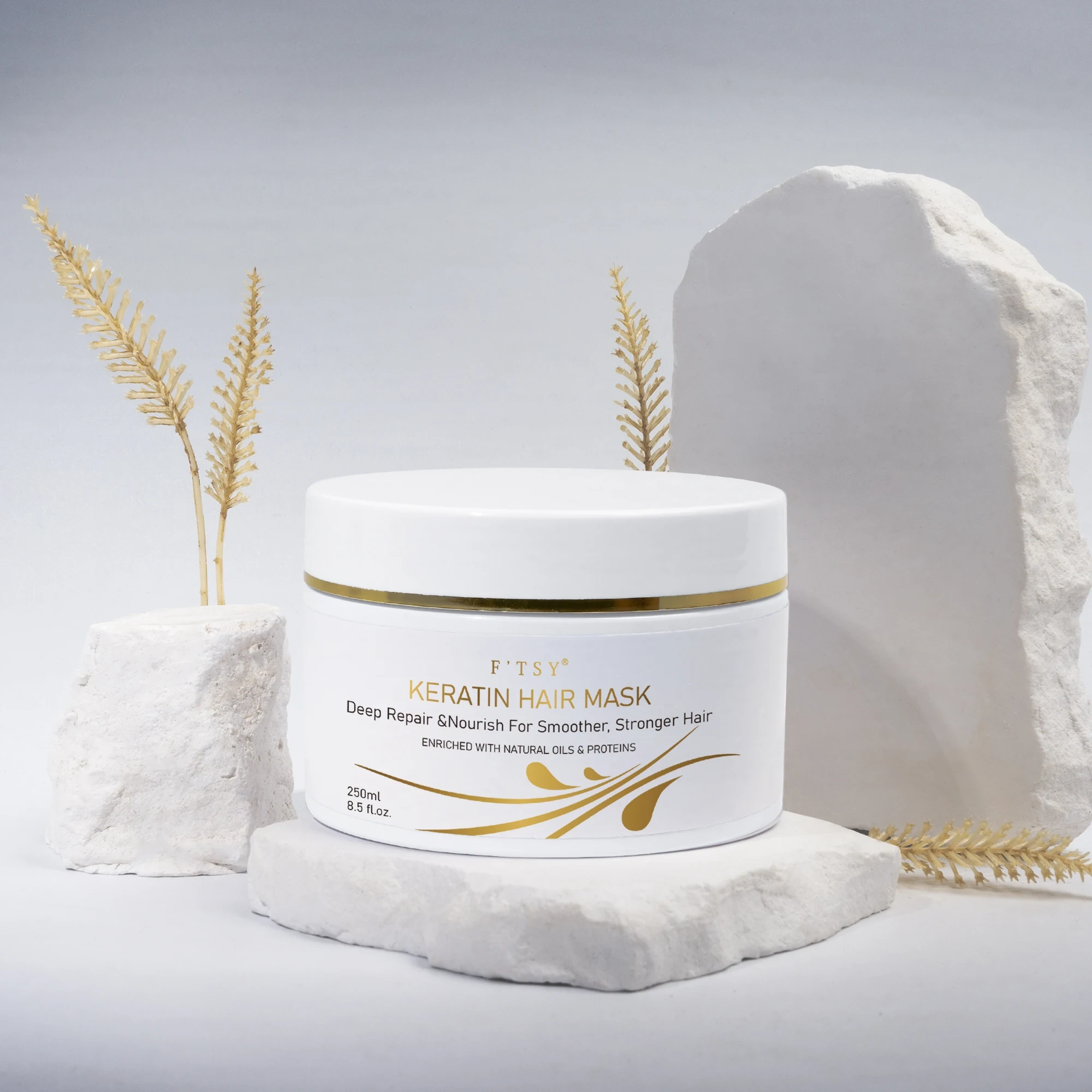 Keratin Mud Hair Mask, Frizz Repair