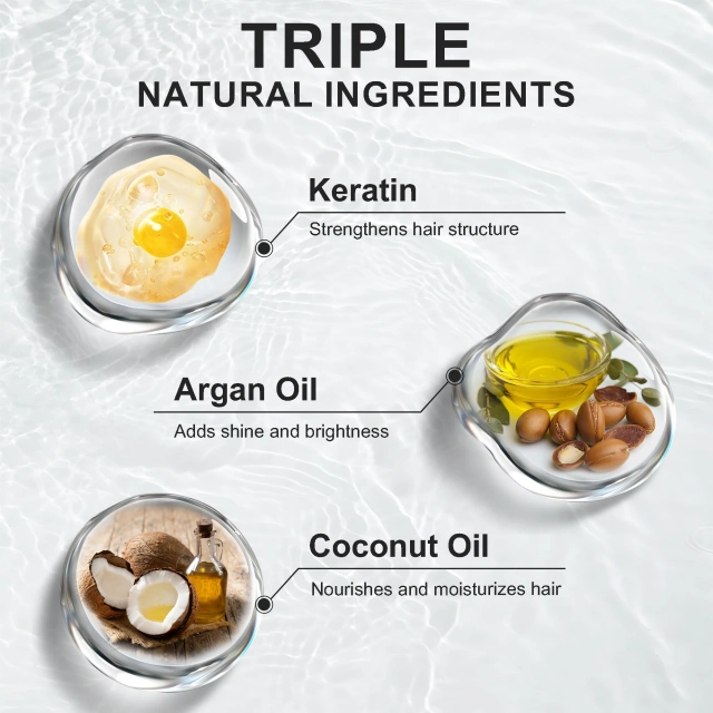 Keratin Mud Hair Mask, Frizz Repair
