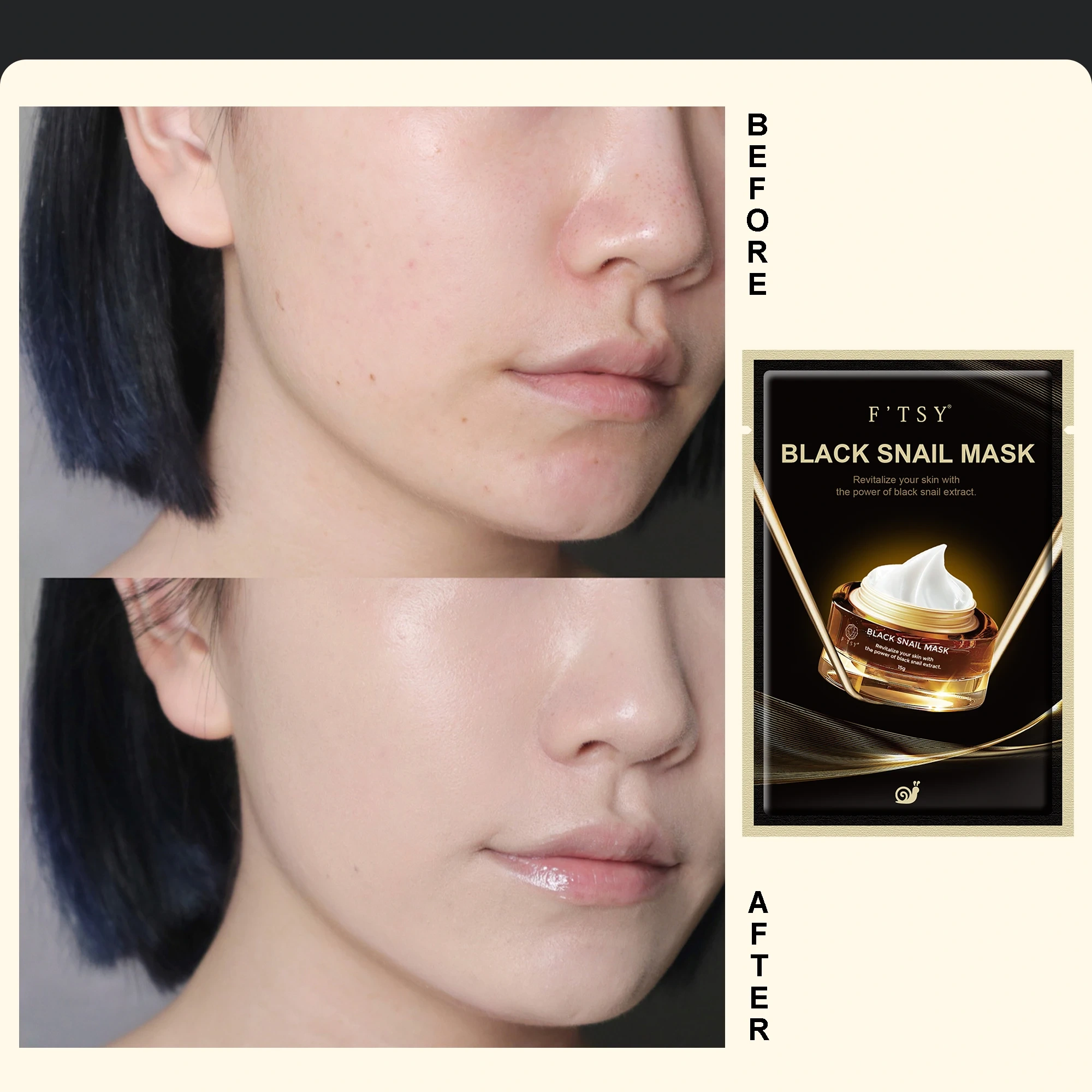 Black Snail Mask, Repair & Hydration