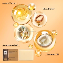 Amber Sandalwood Men's Soap