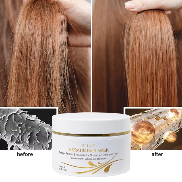 Keratin Mud Hair Mask, Frizz Repair