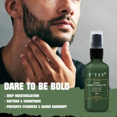Private Label Vegan Organic Beard Growth Oils Strengthen Tea Tree Oil Natural Beard Care Conditioning Oil