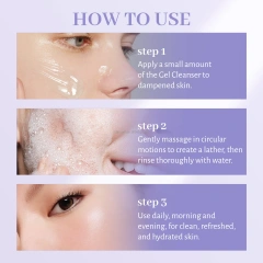 Blueberry Ceramide Gentle Cleanser Gel, Low pH