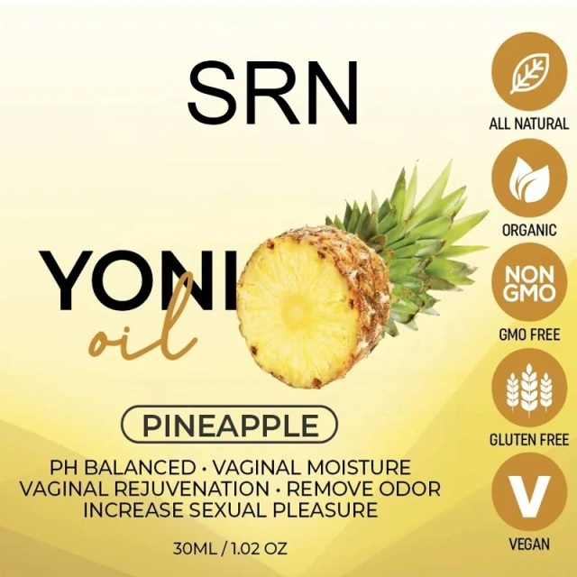 Private Label Organic Sweet Peach Vaginal Bikini Area Yoni Oil PH Balanced Non Greasy Intimate Moisturizer Oil