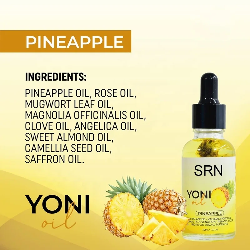 Private Label Organic Sweet Peach Vaginal Bikini Area Yoni Oil PH Balanced Non Greasy Intimate Moisturizer Oil