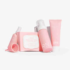 Private Label 100% Natural Organic Natural Aloe Vera Rose Intimate Vagina Yoni Washing Foam Cleanser Set
